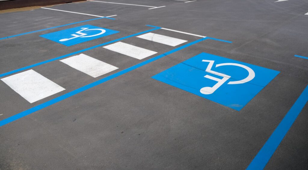 Disabled Parking Bay Line Markings contractors in Surrey